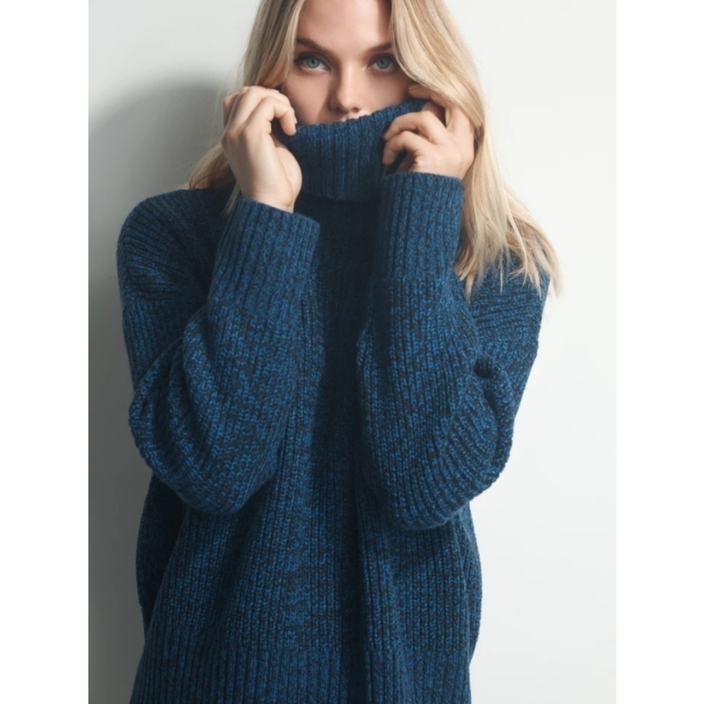 💕SANCTUARY Chunky Marled Knit Turtleneck Sweater